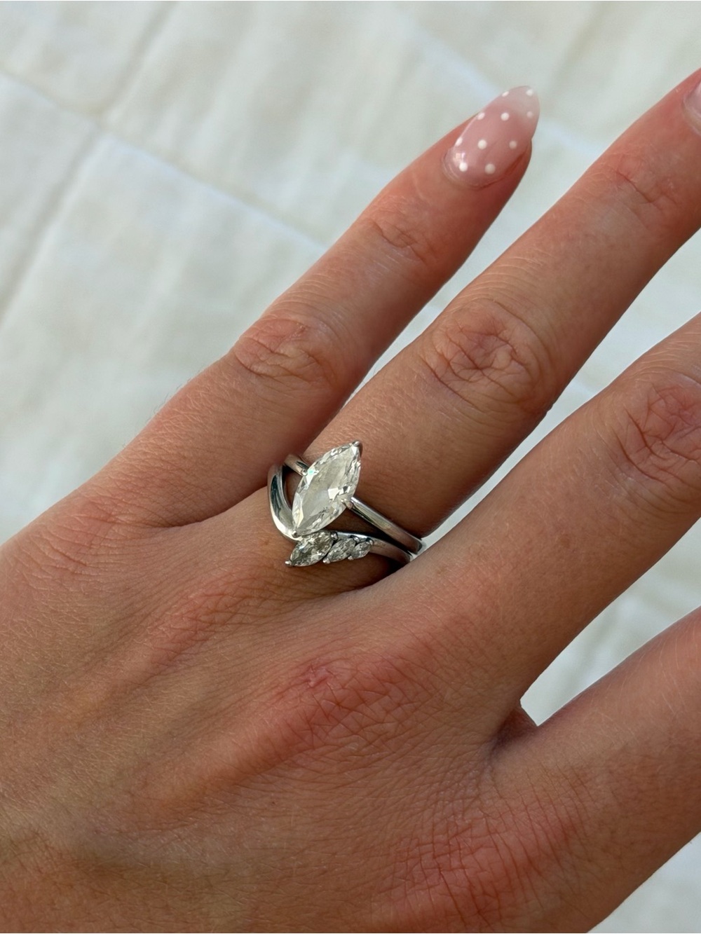 Engagement/wedding ring set